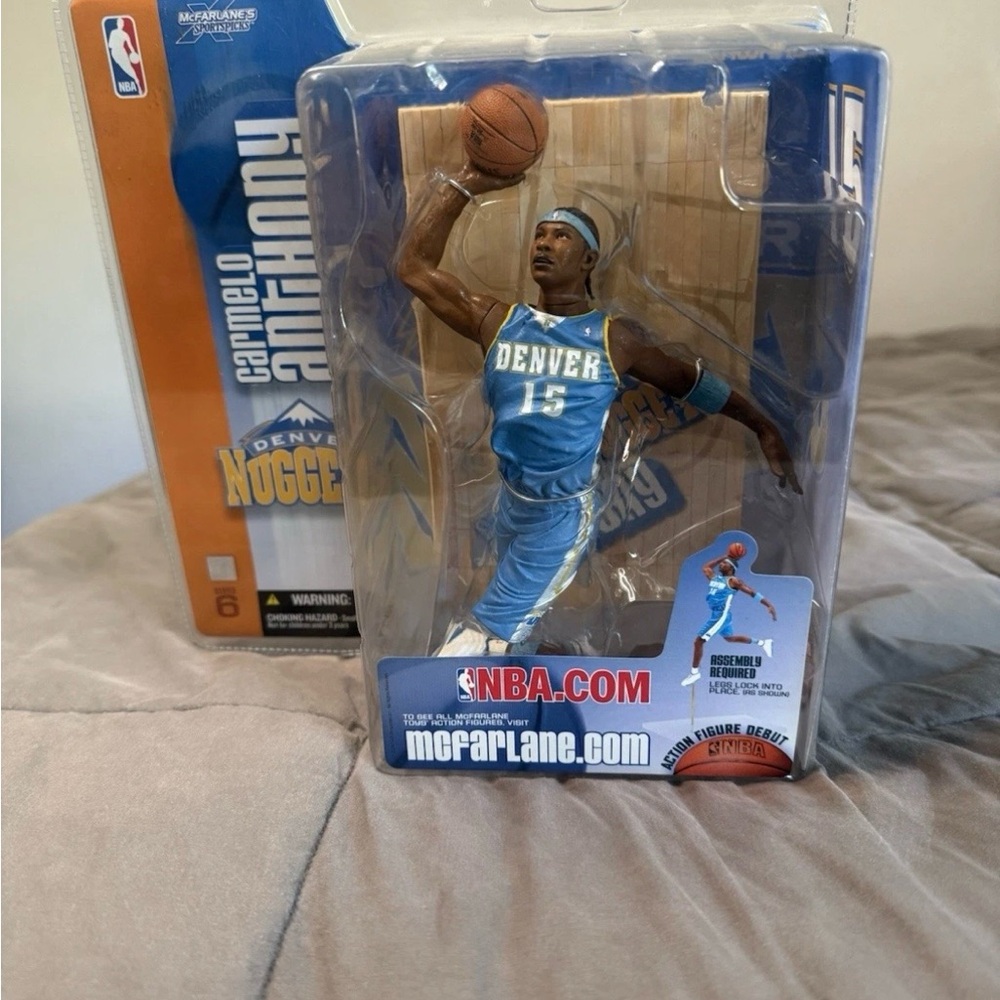 Carmelo Anthony Denver Nuggets McFarlane NBA Figure - Blue